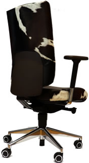 ergonomischer Kuh Fell Büro-Stuhl KFS2 bunt
